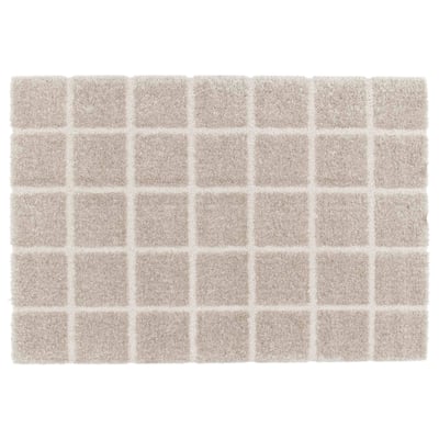Tapis shaggy en polyester recyclé, CHESSY OVIALA