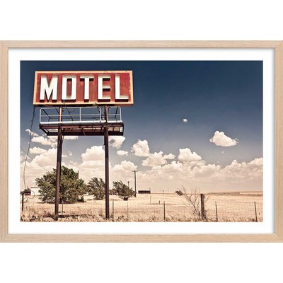 Affiche motel and neon lights HEXOA
