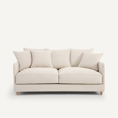 Canapé compact convertible bouclette, Lazare AM.PM