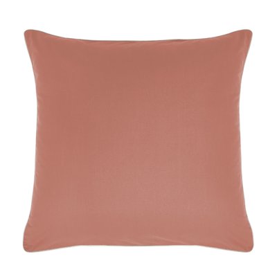 Taie d'oreiller unie en coton,Made in France, AURORE A DEMAIN