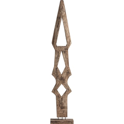 Sculpture ethnique en bois de suar RECOLLECTION