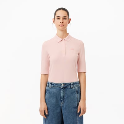 Polo L.12.D slim fit manches trois-quarts LACOSTE