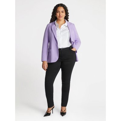 Chemise blanche à manches rayées et empiècements latéraux FIORELLA RUBINO