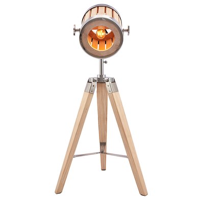 Natural and Silver Marine Tripod Table Lamp SO'HOME