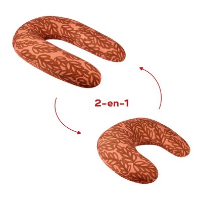 Coussin d'allaitement et de grossesse B.Love 2 en 1 Terracotta BABYMOOV