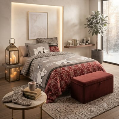 Parure de lit Collection Aigueblanche EDEN