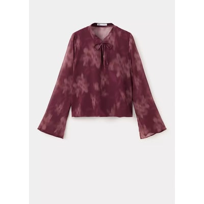 Blouse en gaze à fleurs MANGO TEEN