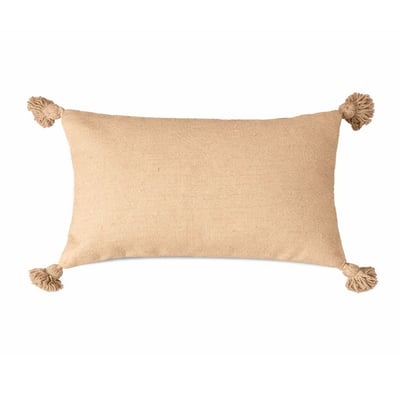 Housse de coussin en laine à pompons -  LOJI HOME MAISON