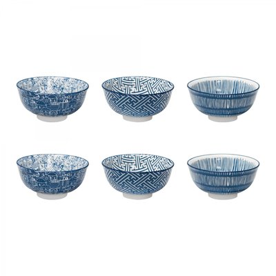 Lot de 6 petits bols, CYCLADES ARTIME