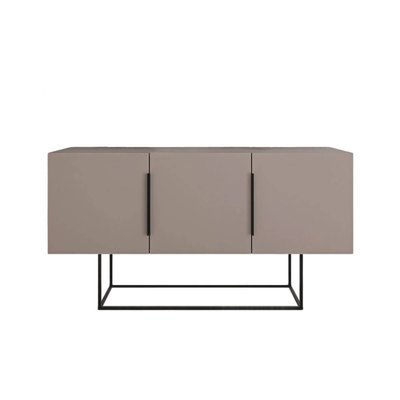 Buffet 3 portes et pieds en métal Titan - L150 cm CALICOSY