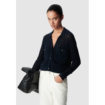 Cardigan court tricot fantaisie ajouré IKKS