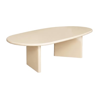 Table basse ovale finition glossy RUMI SWEEEK