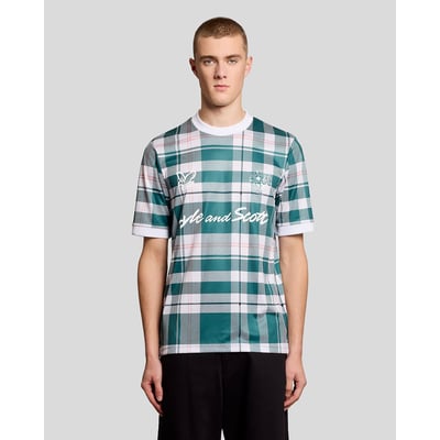 Maillot de football Sports à carreaux tartan LYLE & SCOTT