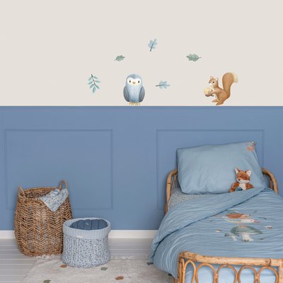 Stickers muraux pour enfant Petit renard et ses amis de la forêt LITTLE DUTCH