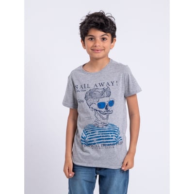 T-shirt Manches Courtes Col Rond Pur Coton Noumick-j RITCHIE
