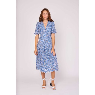 Robe mi- longue unie ajourée PRODIGE DERHY