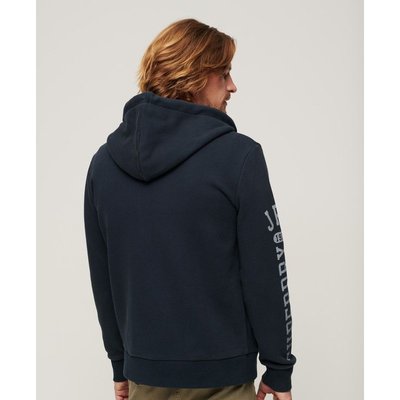 Sweat à capuche zippé à motif Athletic College SUPERDRY