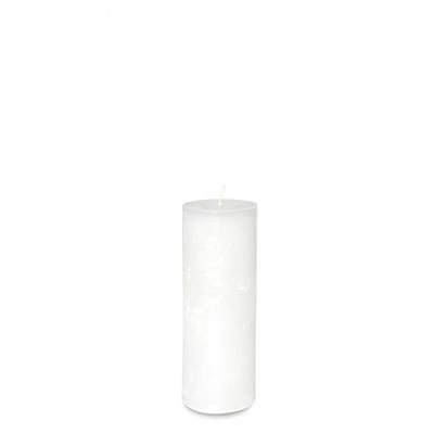 Bougie Blanche Diam 5,7 x 15 cm DEKOCANDLE BOUGIE