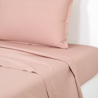 Drap plat en percale de coton orange, ALCOVE OLIVIER DESFORGES