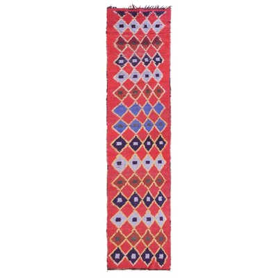 Tapis de couloir berbère tribal vintage 81 x 352 cm AFK LIVING
