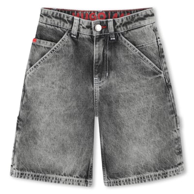 Bermuda en jean à poches HUGO KIDSWEAR
