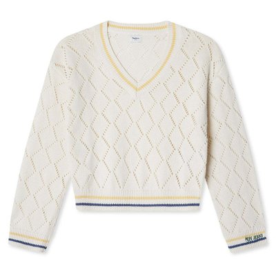 Pull-Over Ajouré Col V PEPE JEANS