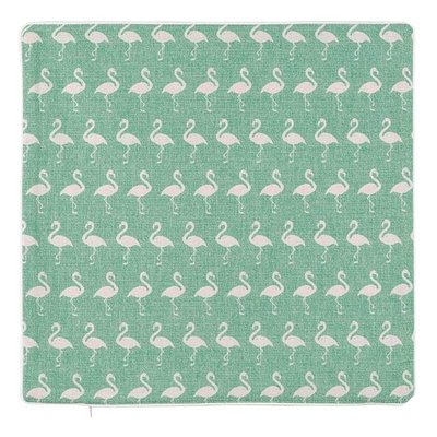 Housse de Coussin Motif Flamants LINDER