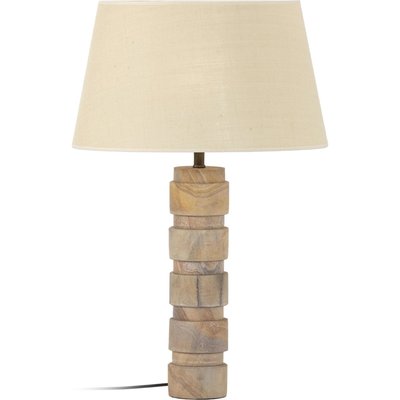 lampe de table dorée en marbre travertin design contemporain RECOLLECTION