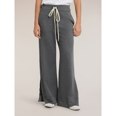 Pantalon palazzo avec bandes à rayures MOTIVI
