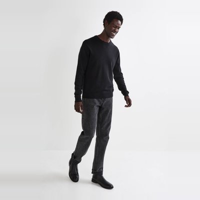Pull col rond en mélange laine cachemire, Oeko-tex MONOPRIX