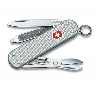 Petit couteau suisse de poche Victorinox Classic Alox Silver 58mm 5 f VICTORINOX