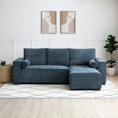 Holden Vintage Chenille Corner Chaise Sofabed SO'HOME