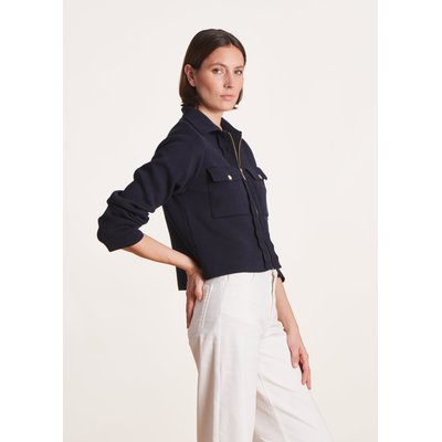 Gilet court zippé en coton biologique LA FEE MARABOUTEE