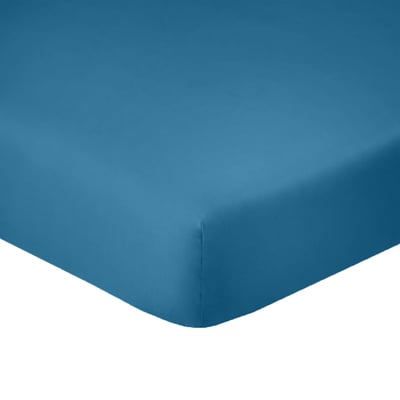 Drap housse en coton bonnet 28 cm uni, MENO C DESIGN HOME TEXTILE