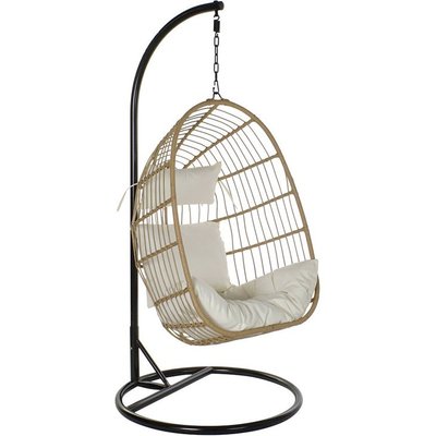 Lampe en rotin, motif floral tissé RECOLLECTION