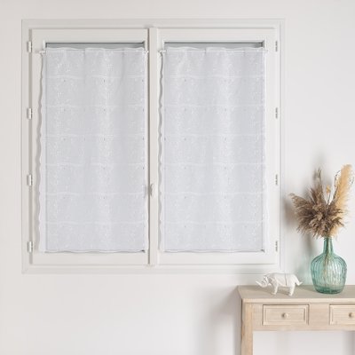 Modulable en étamine brodée motif feuille HOME MAISON