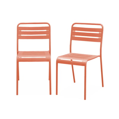 Chaise de jardin acier (lot de 2) AMÉLIA SWEEEK
