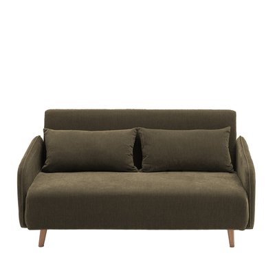 Canapé convertible 2 places en tissu chenille L140cm - Monica DRAWER