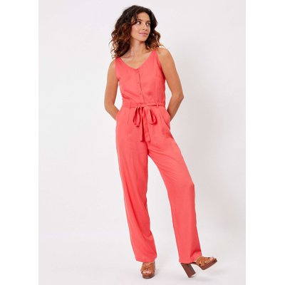 Combi-pantalon fluide unie URSULA LA FIANCÉE
