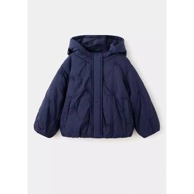 Anorak matelassé à capuche MANGO BABY