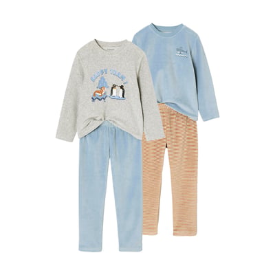 Lot de 2 pyjamas VERTBAUDET