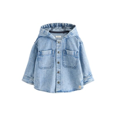 Surchemise en denim à capuche NEXT