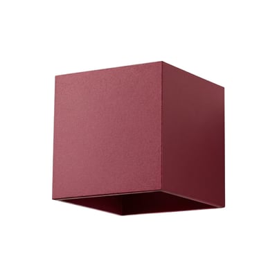 Applique murale Aluminium Bourgogne G9 1 Quad EDEN