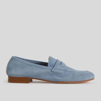 Mocassins ,croûte de cuir responsable MONOPRIX