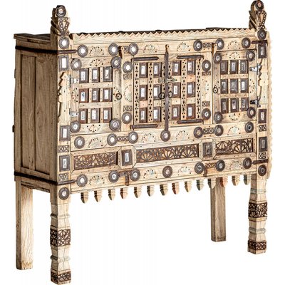 Console en bois de teck, baroque, Bepea RECOLLECTION