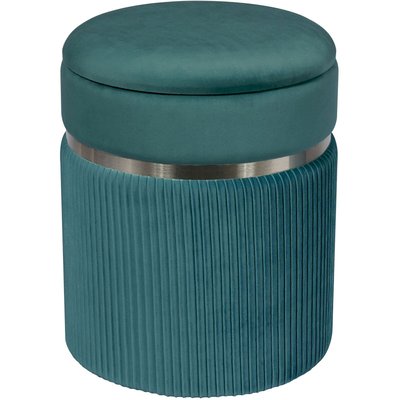 Tabourets en tissu rond (lot de 2) Zora ARTE ESPINA