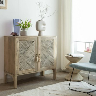 Petit buffet en bois de manguier  INDIANA MADE IN MEUBLES 