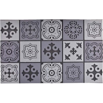 Tapis en caoutchouc motif Mosaique JARDINDECO