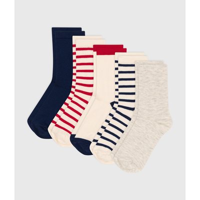 5er-Pack Socken, lang PETIT BATEAU