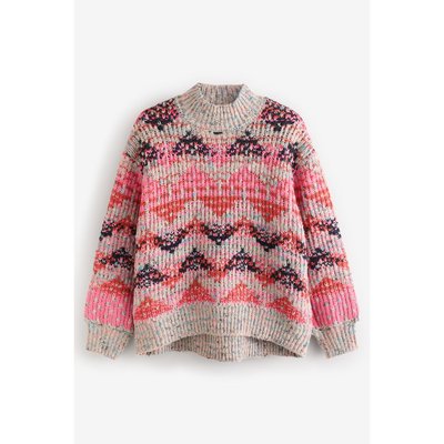 Pull en maille à rayures neppy col haut NEXT